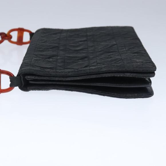 DIOR Canage Chain Shoulder Bag Nylon Black - Picture 4 of 13